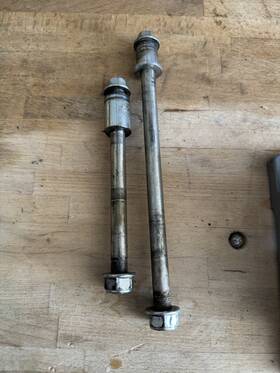 42301-gel-a80 Honda Wheel Axle Bolts 2013-2024 Crf50f Genuine Oem
