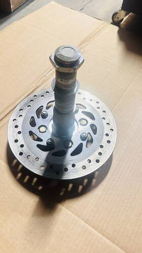 43251-mcw-d01 Honda 1998-2009 Interceptor 800 Vfr800 Rear Wheel Axle And Brake Disc Rotor Oem