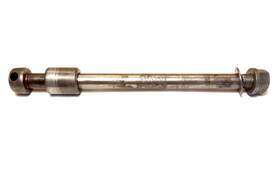 44301-229-010 Honda Ct90 Front Axle With Nut And Spacer. Original. 1969 1970.