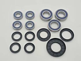 Rj25-725 Honda Trx350tm Rancher 2wd 2000-2006 Front And Rear Wheel Bearings Seals