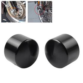 Hukyu 550748844522 Front Axle Cap Nut Cover For Harley Touring Road King Street Glide Dyna