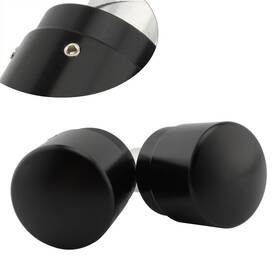 Hukyu 612063669454 1 Pair Motorcycle Black Front Axle Caps Nut Covers For Bmw Rninet 17-22