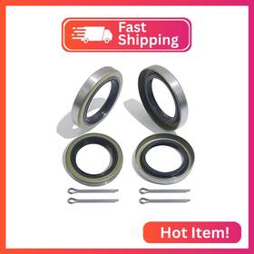 Ibroprat Qb-qc0015-4 4pack Id 1.719 Inch X Od 2.565 Trailer Axle Hub Wheel Grease Seal With Pin