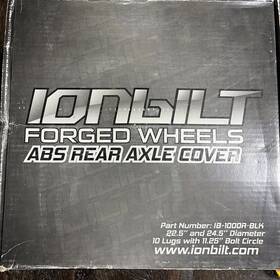 1b-1000r-blk Ion Built Ionbuilt Forged Wheels Abs Rear Axle Cover 10 Lugs New Qty 1