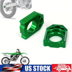 20190401 Jfg Racing For Kx125 Kx250 03-08 Kx250f 04-16 Kx450f Klx450r Cnc Rear Axle Blocks Chain