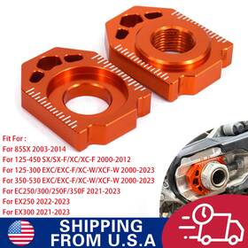 M20190102-d Jfg Racing Rear Chain Adjuster Axle Block Cnc For 125-530 Exc/exc-f/xc-w/xcf-w 2000-2023