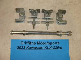 33040-0093 Kawasaki 2023 Klx230 S Efi Oem Original Rear Axle Bolt Shaft Chain Tensioner