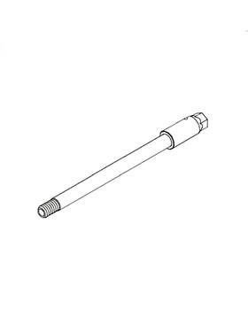 41068-0062 Kawasaki 2009 - 2014 Klx250 Genuine Oem Comp Front Wheel Axle With Nut Assembly