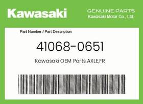 41068-0651 Kawasaki Genuine Axle Fr -