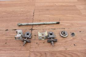 41068-1302 Kawasaki 1996 Kx100 Rear Axle With Adjusters Spacer Nut