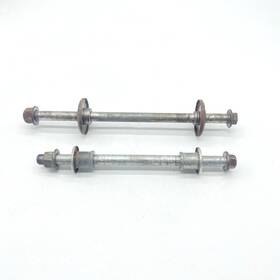 92143-1286 Kawasaki 1988-1989 Oem Kx80 Kx 80 Front Rear Wheel Axle Bolt Spacer Set