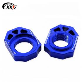 A06ab25bl Kke 25mm Rear Axle Block Adjuster Fit Ktm Excf Sxf Xc Xcf 125-450 2013-2022 Blue