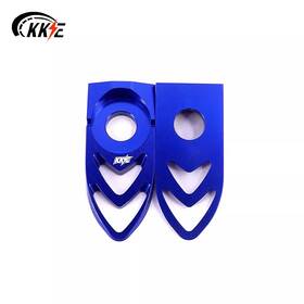 A09ab-bl Kke Blue Rear Axle Spindle Block Chain Adjuster Fit Sur Ron Light Bee X E-bike