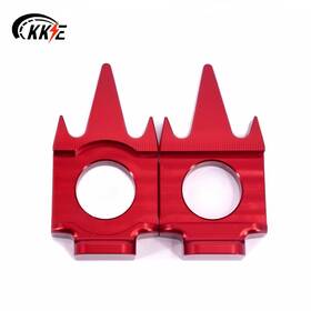A10ab-rd Kke Rear Axle Blocks Spindle Chain Adjuster Fit Surron Ultra Bee 2023-2024 Red