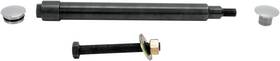 Kws-01-1007 Klock Werks Axle Kit - Flush Mount Front Black With Polished End Caps