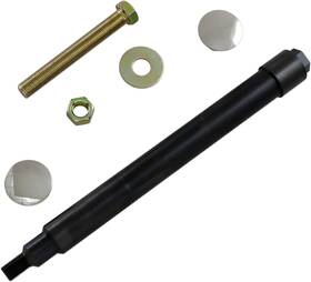 Kws-01-1012 Klock Werks Axle Kit - Flush Mount Front Black Fits With Polished End Caps