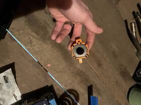 1911190002bab3-7a9a77 Ktm Ride Engineering Crf Axle And Block Kit Orange For 250 Xc-f 2013-2022