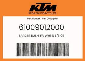 61009012000 Ktm Genuine Spacer Bush. Fr. Wheel L/s 05 -
