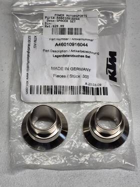 A46010916044 Ktm Spacer Set - To Convert From A 25mm Axle 22mm Genuine Oe