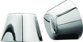 Kuryakyn 191209000622 Front Axle Nut Caps Chrome