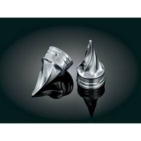 Kur1217 Kuryakyn Twisted Front Axle Caps - 1217