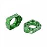 Kx-rab16-gn Ride Engineering Reversable Billet Axle Blocks Green