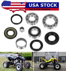 Kyqp1146 Ky-auto Rear Differential Bearing And Seal Kit For Suzuki Ozark Quadsport Z250