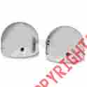 La-7810-00 La Choppers Chrome Front Dome Axle Caps Pair