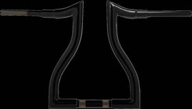 La-7316-14bw La Choppers Pre-wired Hammerhead Handlebar - 14 Inch Black