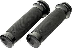La-7493-00b La Choppers County Line Grips - Tbw Black