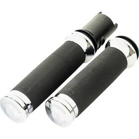 La-7493-01 La Choppers County Line Grips - Ft24 Fl Chrome