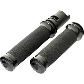 La-7493-01b La Choppers County Line Grips - Ft23-ft25 Tbw Black