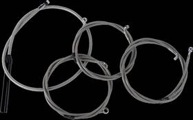 La-8059kt2-08 La Choppers Handlebar Cable/brake Line Kit - Complete Stock Handlebars