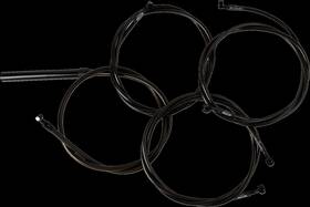 La-8059kt2-08m La Choppers Handlebar Cable/brake Line Kit - Complete Stock Handlebars
