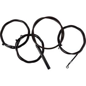 La-8059kt2-13m La Choppers Handlebar Cable/brake Line Kit - Complete 12 Inch 14 Midnight