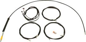La-8059kt3-08b La Choppers Cable Kit - Stock Handlebars Black