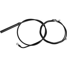La-8062kt-16b La Choppers Cable/brake Line Kit - 15 Inch 17 Ape Hanger Handlebars Black Vinyl