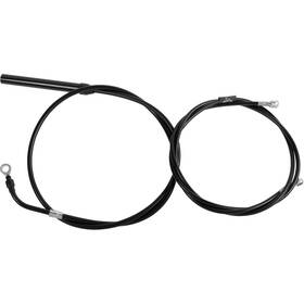 La-8062kt-19b La Choppers Cable/brake Line Kit - 18 Inch 20 Ape Hanger Handlebars Black Vinyl