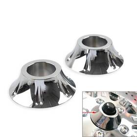 Lbox 326161482178 Front 25mm Tapered Axle Wheel Spacers For Harley Electra Glide Road King 2008-23