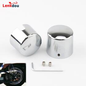 06001-0014cfma Lenkdou Rear Axle Cap Nut Covers For Harley Softail Heritage Fat Boy Flst/fxst 2000-2007