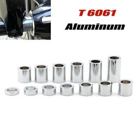 Mp06-001-0016c-38mmld Lenkdou 13pcs Wheel Axle Spacers Id 1 Inch Od 1/2 For Harley Road King Glide Softail Dyna