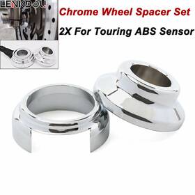 Mp06-001-0029clmt Lenkdou Chrome Abs Sensor Cover Wheel Spacer Set For Harley 08-24 Touring Street Glide