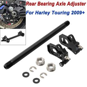 Mp06-002-0030blmt Lenkdou Billet Rear Axle Adjuster Kit For Harley Touring Electra Street Road Glide 2009