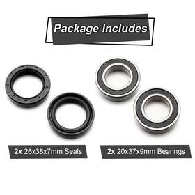 Lumride 90213017 Front Wheel Bearing And Seal Kit For Yamaha Yz250/x/f/monster Energy Racing