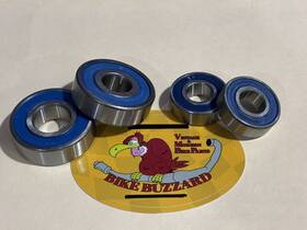 Brp-202-2 Maico Front And Rear Aluminum /mag Hub Wheel Bearing Set 250 - 500 1975-later New