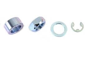 2508-4t Mcm Rear Axle Spacer Kit Smooth Style Bright Zinc For Touring Models