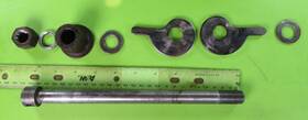 53.50.022 Montesa 1968-1969 Cappra 360 Gp Complete 17 Mm Rear Axle P/n 5350.022