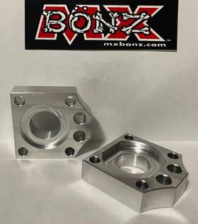 Mxbab1sm Mx Bonz Honda Cr250r 1995-1996 Cr250 Rear Wheel Axle Blocks Chain Adjuster