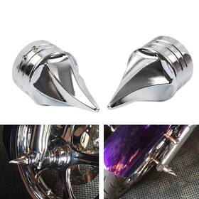 Oneclubaa 336854556944 Front Axle Cap Nut Covers For Harley Touring Electra Road Glide King 00-07