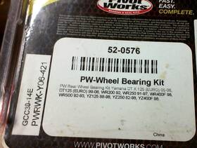 52-0576 Pivot Works Oivot Wheel Bearing Kit Yamaha Dt125 Wr200 Wr250 Yz400f